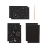 Ooly Scratch & Scribble Mini Scratch Art Kit - Friendly Fish