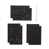 Ooly Scratch & Scribble Mini Scratch Art Kit - Funtastic Friends