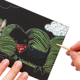 Ooly Scratch & Scribble Mini Scratch Art Kit - Playful Pups