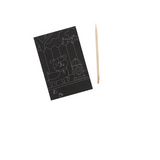 Ooly Scratch & Scribble Mini Scratch Art Kit - Playful Pups