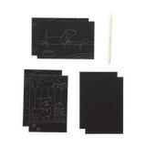 Ooly Scratch & Scribble Mini Scratch Art Kit - Playful Pups
