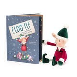 Jellycat 'Eldo Elf and the Patchwork Bashful Bunny' Book