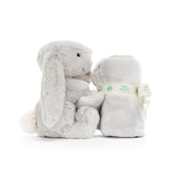 Jellycat Bashful Grey (Silver) Bunny Soother