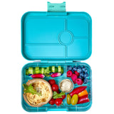 *NEW* Yumbox Tapas 5-Compartment Leakproof Bento Box - Antibes Blue with Jungle Tray