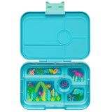 *NEW* Yumbox Tapas 5-Compartment Leakproof Bento Box - Antibes Blue with Jungle Tray