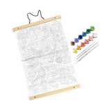 Ooly Paintology Paint By Number Canvas Kit - Blue Birds