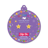 Girl Nation Holiday Clip-On Cutie Earrings - Happy Star