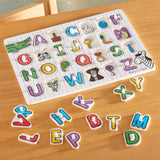 Melissa & Doug Lift & See Alphabet Wooden Peg Puzzle