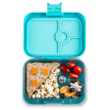 Yumbox Panino Leakproof Bento Box - Misty Aqua with Rainbow Tray