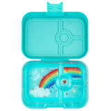 Yumbox Panino Leakproof Bento Box - Misty Aqua with Rainbow Tray
