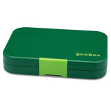*NEW* Yumbox Tapas 4-Compartment Leakproof Bento Box - Palm Green with Lime Tray