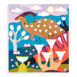 *NEW* Mudpuppy Dinosaur Land Sticker Sparkle Poster Activity Kit