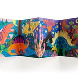 *NEW* Mudpuppy Dinosaur Land Sticker Sparkle Poster Activity Kit