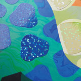 *NEW* Mudpuppy Dinosaur Land Sticker Sparkle Poster Activity Kit