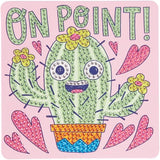 Ooly Razzle Dazzle DIY Mini Gem Art Kit - Cheery Cactus