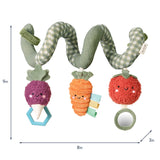 *NEW* Itzy Ritzy Itzy Bitzy Spiral Car Seat Activity Toy - Veggie