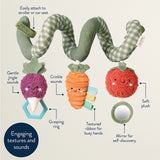 *NEW* Itzy Ritzy Itzy Bitzy Spiral Car Seat Activity Toy - Veggie