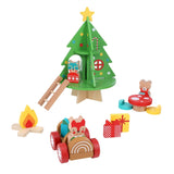 *NEW* Christmas Tree House Wooden Playset