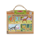 Melissa & Doug Natural Play Wooden Puzzles