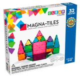 Magna-Tiles Classic Clear Colors 32-Piece Set