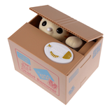 Coin Stealing Cat Piggy Bank