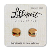 Lilliput Little Things Earrings - Cheeseburgers