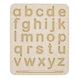 BeginAgain Wooden Letter Tracing Boards with Stylus
