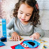 Magna-Tiles CreateOn Sesame Street Cookie Monster's Shapes 17-Piece Set