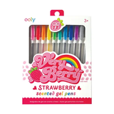 Ooly Very Berry Strawberry Scented Gel Pens