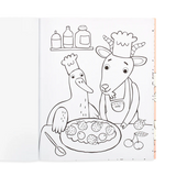 Ooly Color-in' Book - Little Farm Friends