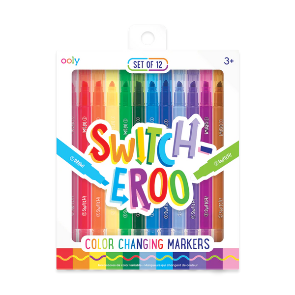 Ooly Switch-eroo Color Changing Markers, 12-Pack