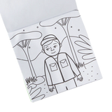 Ooly Carry Along Coloring Book and Crayon Kit - On Safari