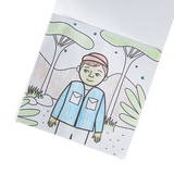 Ooly Carry Along Coloring Book and Crayon Kit - On Safari