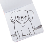 Ooly Carry Along Coloring Book and Crayon Kit - Pet Pals