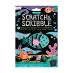 Ooly Scratch & Scribble Mini Scratch Art Kit - Friendly Fish