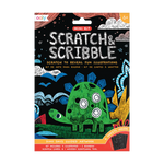Ooly Scratch & Scribble Mini Scratch Art Kit - Dinosaur Days
