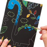 Ooly Scratch & Scribble Mini Scratch Art Kit - Dinosaur Days