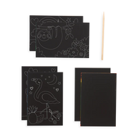 Ooly Scratch & Scribble Mini Scratch Art Kit - Funtastic Friends