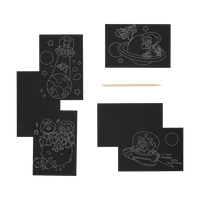Ooly Galaxy Astronauts Happy Pack (with scratch art)
