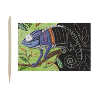 Ooly Scratch & Scribble Mini Scratch Art Kit - Jungle Fun