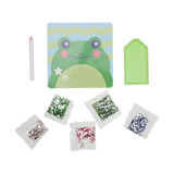 Ooly Razzle Dazzle DIY Mini Gem Art Kit - Funny Frog