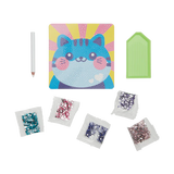 Ooly Razzle Dazzle DIY Mini Gem Art Kit - Cutesy Cat
