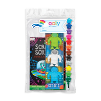 Ooly Galaxy Astronauts Happy Pack (with scratch art)