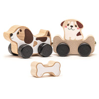 *NEW* Cubika Magnetic Wooden Toy Set - Clever Puppies