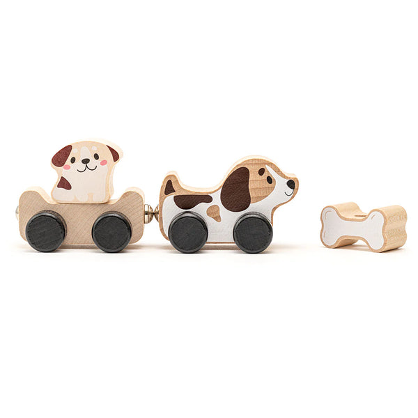 *NEW* Cubika Magnetic Wooden Toy Set - Clever Puppies
