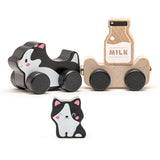 *NEW* Cubika Magnetic Wooden Toy Set - Clever Kitties