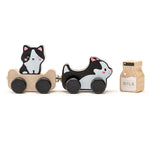 *NEW* Cubika Magnetic Wooden Toy Set - Clever Kitties