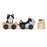 *NEW* Cubika Magnetic Wooden Toy Set - Clever Kitties