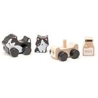 *NEW* Cubika Magnetic Wooden Toy Set - Clever Kitties