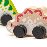 *NEW* Cubika Joyful Dinos Wooden Toy Set